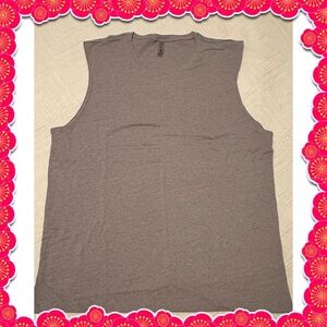 Tank top - muscle tee sleeveless tank - XL - gray. New! FREE w/purchase!